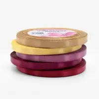 Атласная лента, набор 5 шт. &laquo;Осень&raquo;, 6 мм, 23&plusmn;1 м