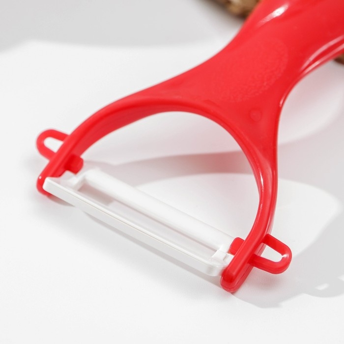 Овощечистка керамическая Доляна «Солнечная», 13 см, цвет МИКС Овощечистка керамическая Доляна «Солнечная», 13 см, цвет МИКС