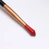 Ложка деревянная &laquo;Чернушка&raquo;, полубаская, 20&times;6.3 см, хохлома, ручная роспись, МИКС