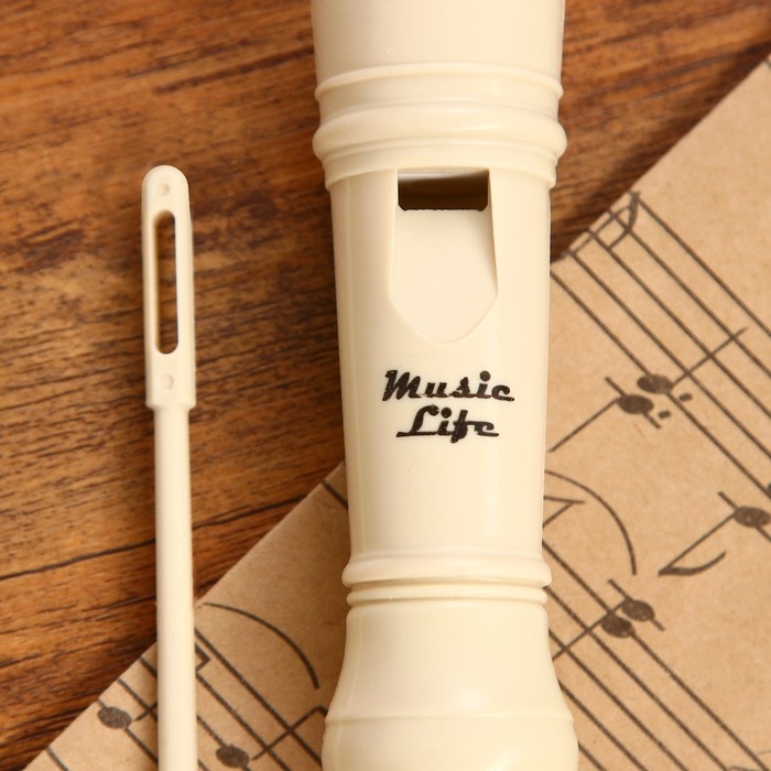 Блокфлейта Music Life, 8 отверстий, немецкая система, сопрано Блокфлейта Music Life, 8 отверстий, немецкая система, сопрано