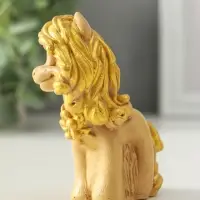 Фигура "Лошадь стоящая" 10х8х4 см, бежевый Фигура "Лошадь стоящая" 10х8х4 см, бежевый