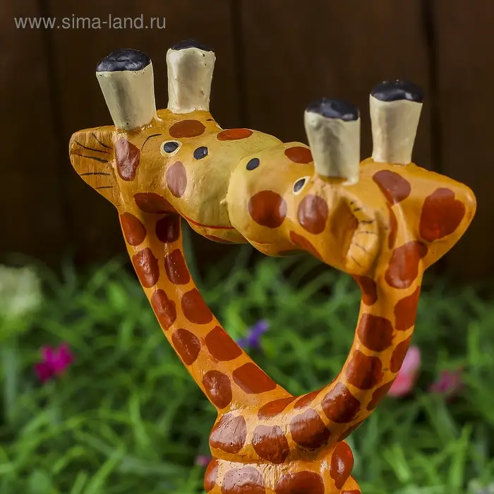 Сувенир «Целующиеся жирафы», 25×4×10 см, дерево Сувенир «Целующиеся жирафы», 25×4×10 см, дерево
