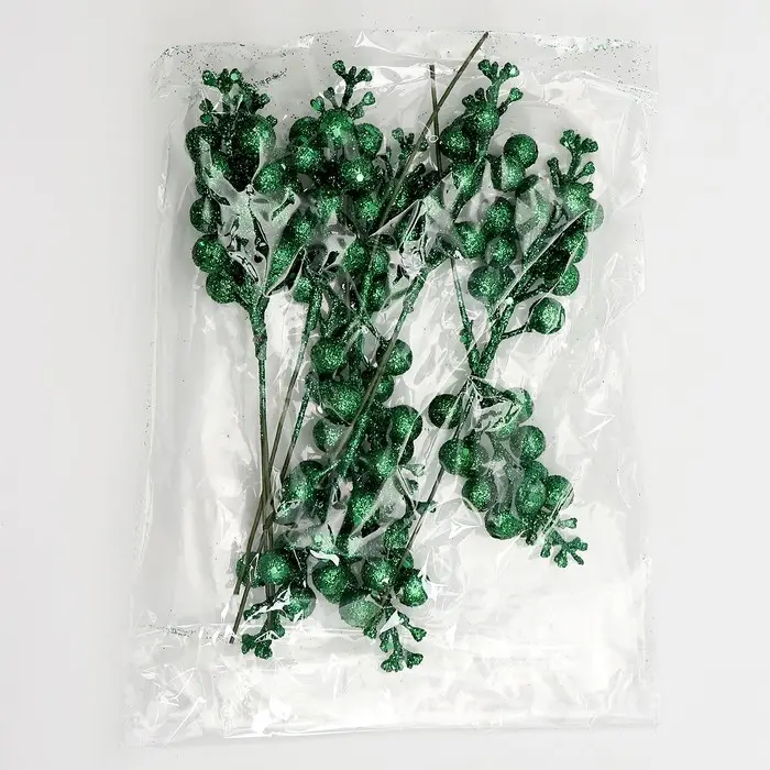 Ягоды для декора, зелёного цвета, 4,5 × 4,5 × 20 см