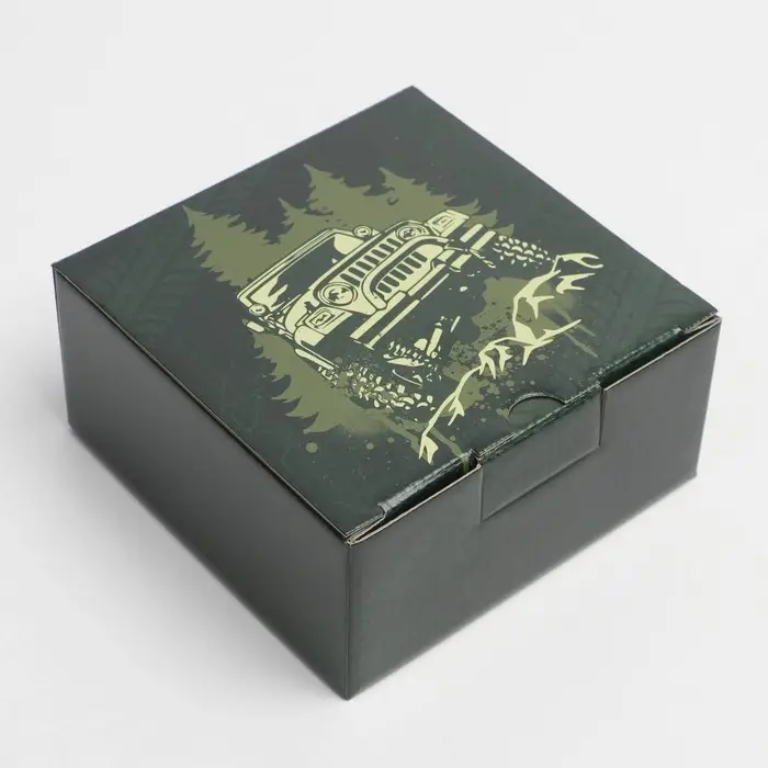Коробка подарочная сборная, упаковка, &laquo;Джип&raquo;, 15 х 15 х 7 см