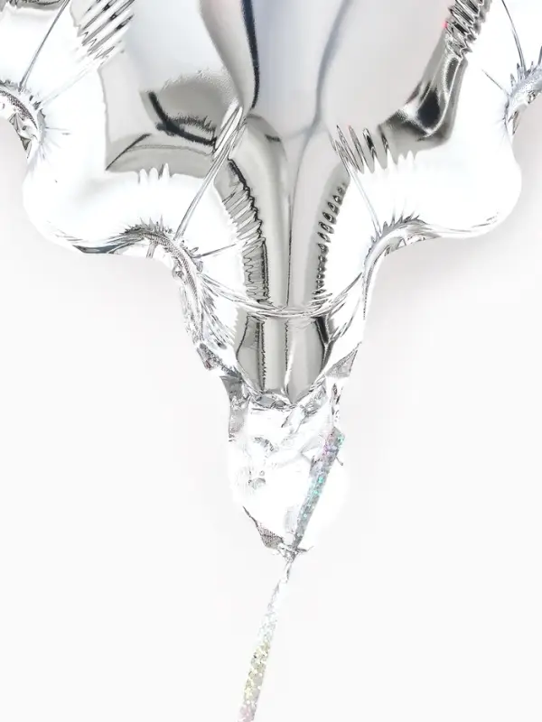 Воздушные шары фольгированные 18" сердце"Мое сердце, металлик", набор 5 штук