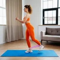 Фитнес-резинка ONLYTOP, 30&times;5&times;0.11 см, нагрузка 10 кг, МИКС