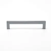 Ручка-скоба CAPPIO SQUARE RSC008, нержавеющая сталь, м/о 160 мм, цвет графит