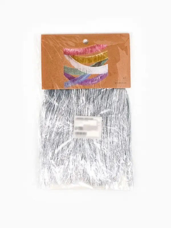 Гирлянда Гирлянда "Бахрома" 2 м серебреная