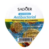 Ополаскиватель для полости рта антибактериальный SADOER, лимон, 10 шт. по 13 мл