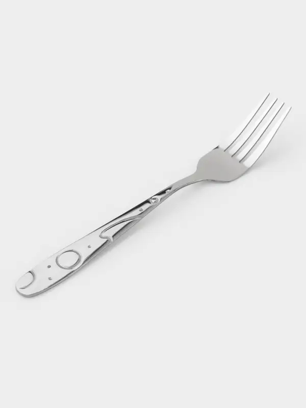 Набор вилок столовых Доляна &laquo;Бабл&raquo;, h=20 см, 6 шт., нержавеющая сталь, серебристый