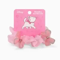 Резинка для волос «Бабочки» розовая, Коты аристократы Резинка для волос «Бабочки» розовая, Коты аристократы