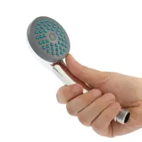 Душевая лейка со шлангом, гайки металл, держатель, крепеж в комплекте.