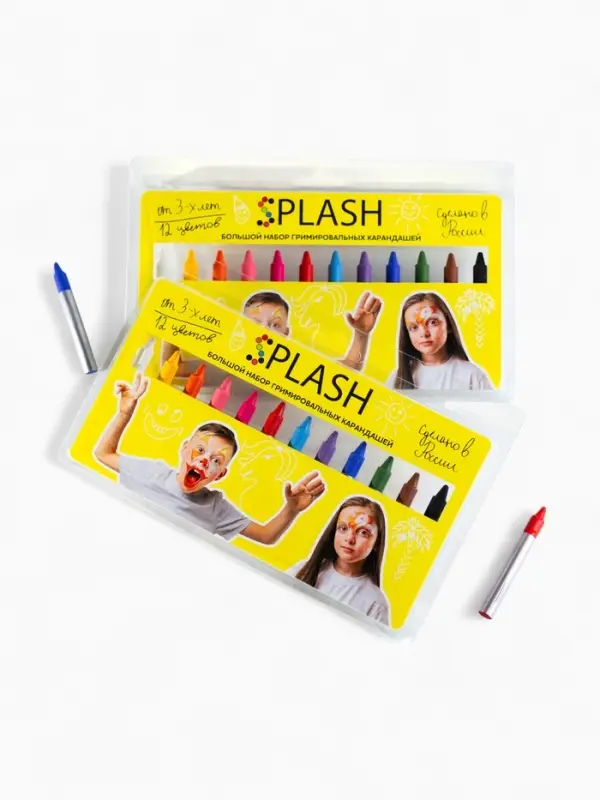Набор гримировальных карандашей 12 цветов