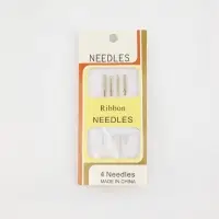 Иглы для вышивания лентой, с золотым ушком, d=1.07 мм, 4.4-4.9 см, набор 4 шт.