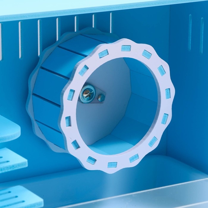 Клетка-переноска для грызунов,акриловая, голубая, 29 х 23,5 х 22 см Клетка-переноска для грызунов,акриловая, голубая, 29 х 23,5 х 22 см