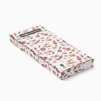 Блюдо сервировочное новогоднее Доляна &laquo;Ёлочные игрушки&raquo;, 25.5&times;10.2&times;1.5 см, в форме бутылки, стекло, разноцветное