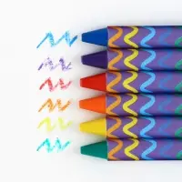 Мелки восковые, 6 цветов