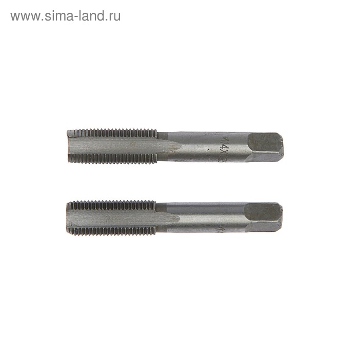 Метчики метрические ручные ТУНДРА, М14 х 1.25 мм, комплект из 2 шт. Метчики метрические ручные ТУНДРА, М14 х 1.25 мм, комплект из 2 шт.