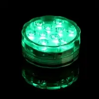 Светильник подводный с ПДУ, 10 LED, 3 Вт, IP68, RGB, от батареек 3хAAA
