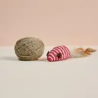 VETTA Игрушка для домашних животных, набор 2 шт, пластмасса, мышки