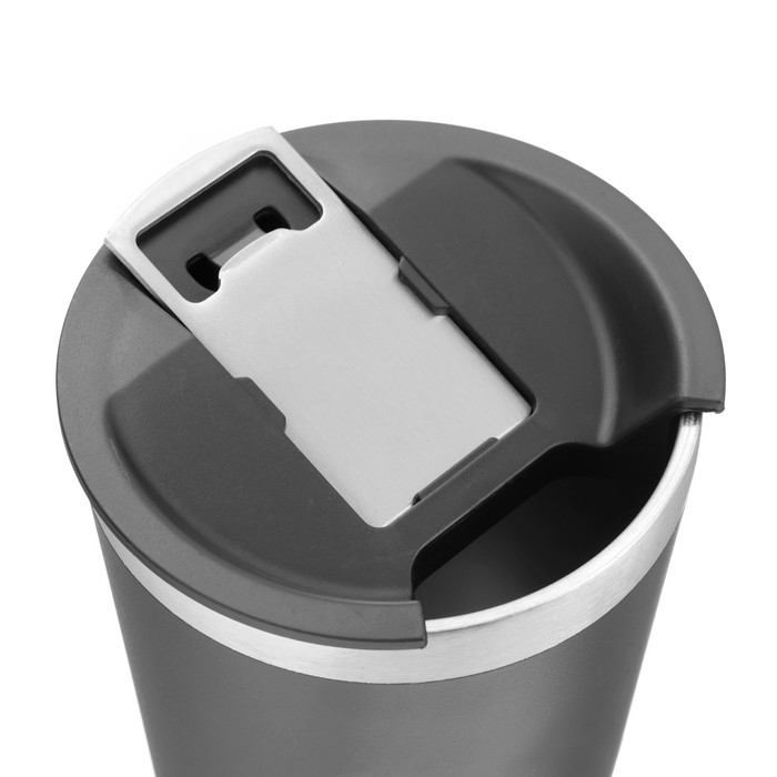 Термостакан пивной, 600 мл, Beer, открывашка, черный Термостакан пивной, 600 мл, Beer, открывашка, черный