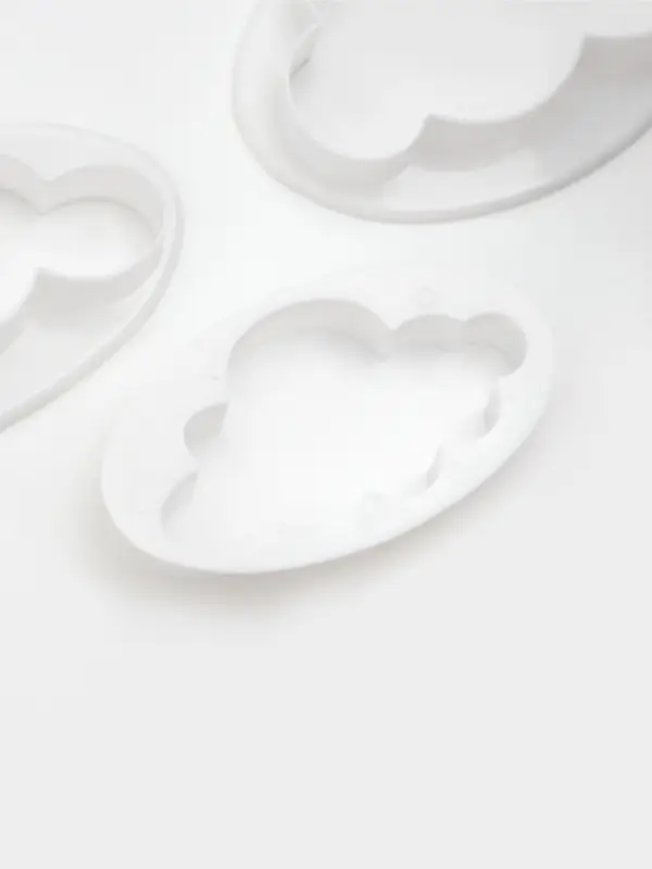 Формы для вырезания теста и мастики Доляна, набор 5 шт., 7.8&times;4.6&times;1 см, пластик, белые