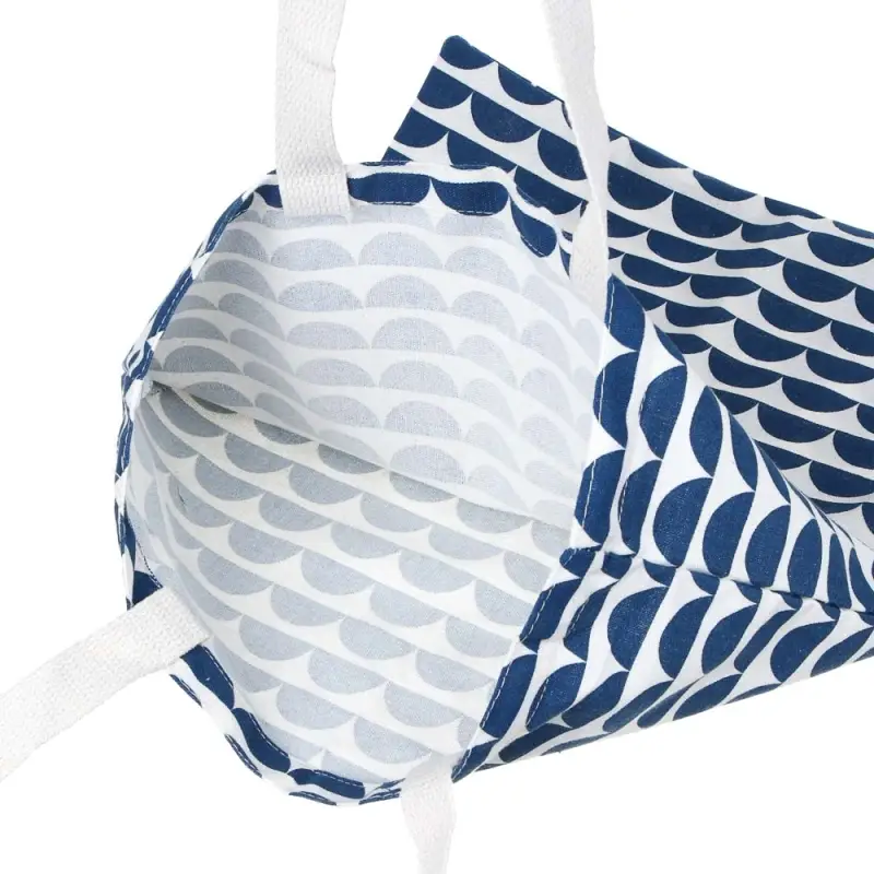 VETTA Сумка-шоппер хозяйственная, 37х41см, до 7кг, 4 дизайна, синий цвет