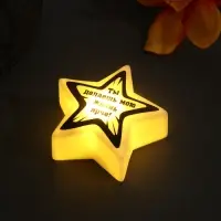 Фигурка световая RISALUX &laquo;Звезда. Лучи&raquo;, LED-ночник, 3xLR1130, 7&times;7&times;2.5 см