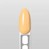 Гель лак для ногтей, однотонный, трехфазный, 10 мл, LED/UV, оранжевый (206)