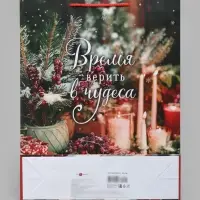 Пакет подарочный ламинированный &laquo;Время чудес&raquo;, L 33&times;42.5&times;10 см