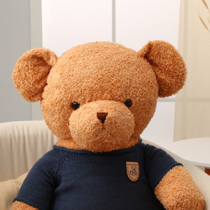 Мягкая игрушка «Медведь», в вязаном свитере, 105 см, цвет синий Мягкая игрушка «Медведь», в вязаном свитере, 105 см, цвет синий