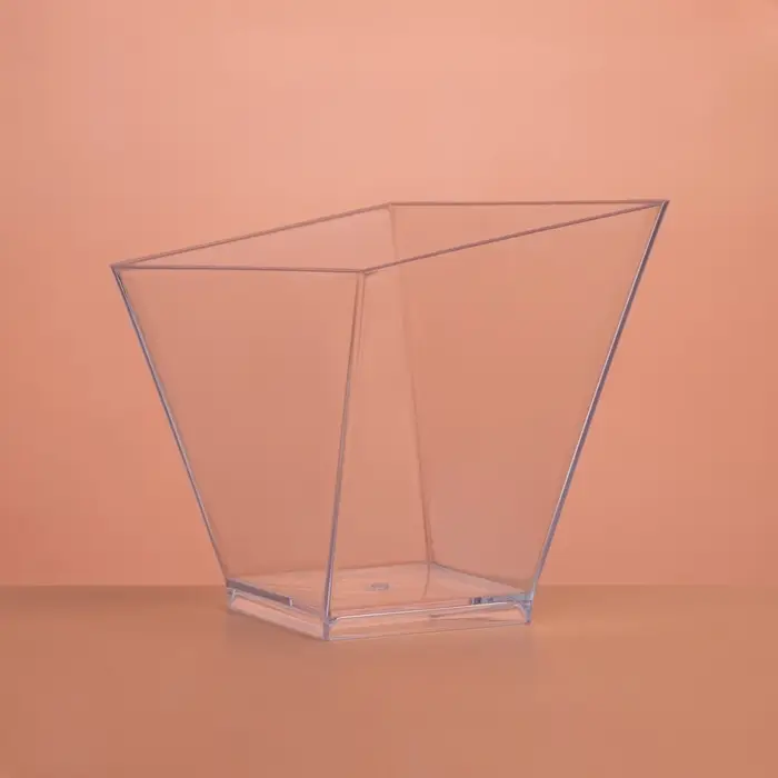 Форма пластиковая одноразовая для фуршета «Сапфир», 100 мл, прозрачная