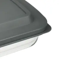 SATOSHI Форма для запекания/хранения жаропрочн. стекло, с крышкой из полипропил. 26,7х16,2х6см, 1л