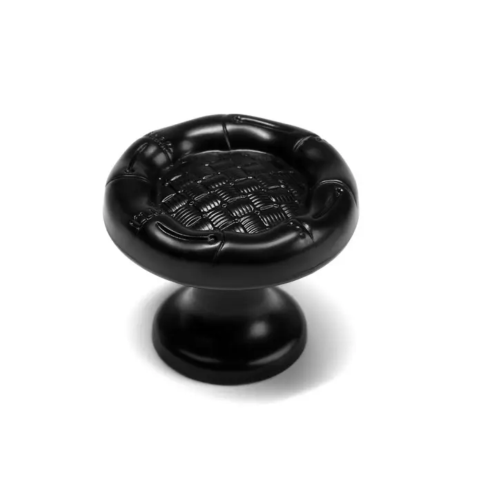 Ручка-кнопка CAPPIO, d=33 мм, цвет черный