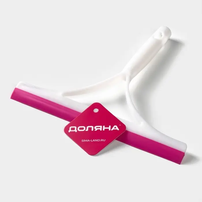 Водосгон силиконовый Доляна &laquo;Помощник&raquo;, 25&times;21 см, МИКС