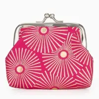 Кошелёк-монетница на фермуаре, 9&times;1.5&times;6.5 см, МИКС