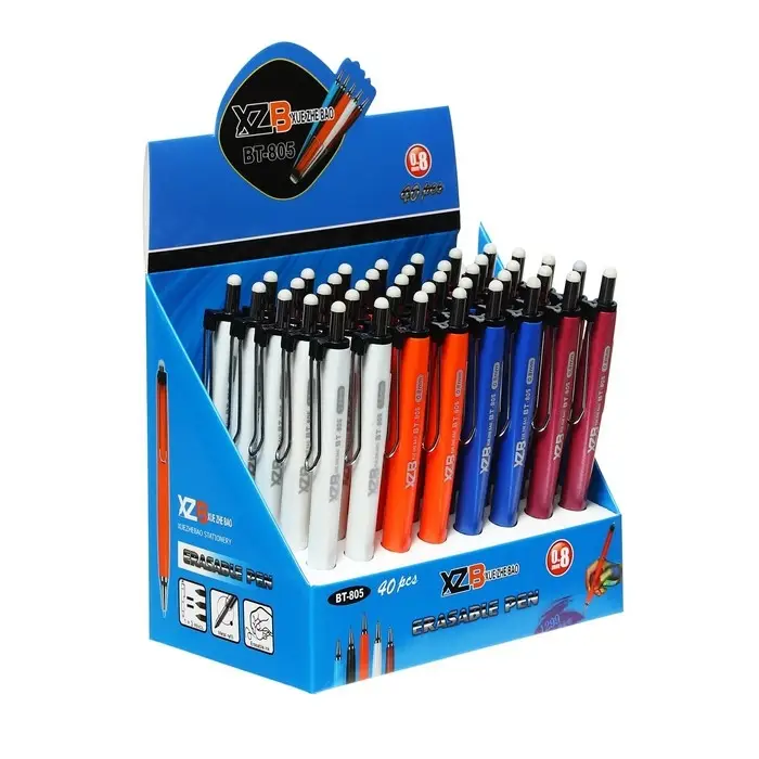 Ручка гелевая, синий стержень, стираемые чернила корпус МИКС Ручка гелевая, синий стержень, стираемые чернила корпус МИКС