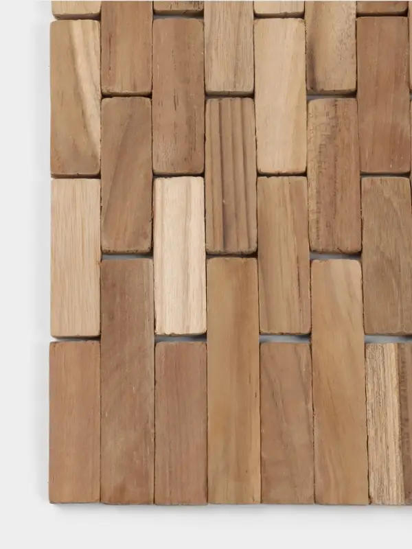 Коврик из тикового дерева, 40&times;30&times;0.7 см