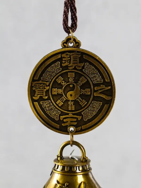 Колокольчик металл  Колокольчик металл "Феникс и дракон" 1 колокол d=4,8 см 42х4,8х4,8 см