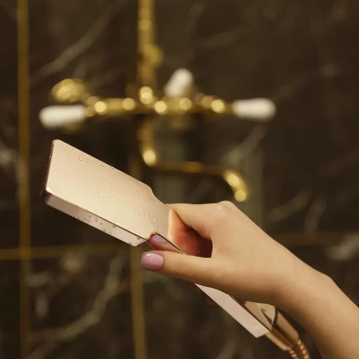 Лейка для душа ZEIN Z407, 1 режим, 85&times;85 мм, пластик, цвет хром