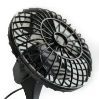 Вентилятор автомобильный AVS 9041 12В 5" (корпус: пластик, цвет: чёрный)