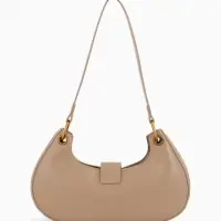 Сумка женская багет TEXTURA на молнии, 30&times;5&times;17 см, светло-коричневая