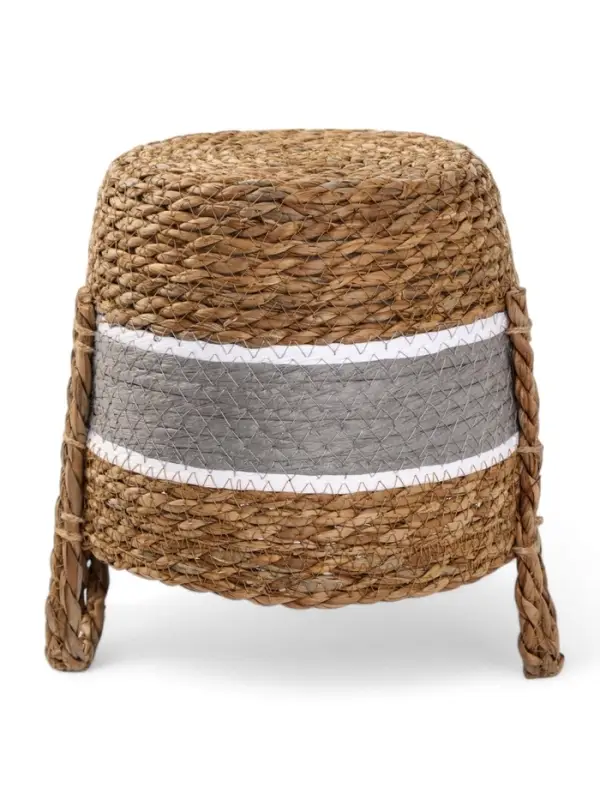 Кашпо плетёное для цветов &laquo;Инга&raquo;, коричнево-серое, набор 3 шт.