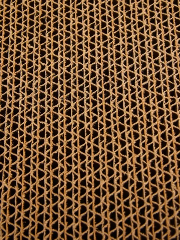 Когтеточка-лежанка "Пижон" из гофрокартона с кошачьей мятой "Таунхаус", 44 х 33 х 32 см