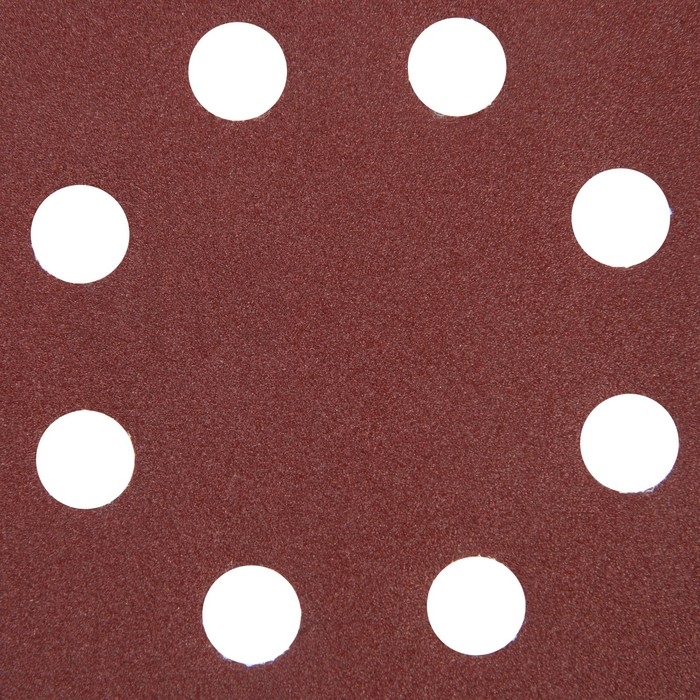 Круг абразивный шлифовальный под Круг абразивный шлифовальный под "липучку" ТУНДРА, перфорированный, 125 мм, Р150, 10 шт.