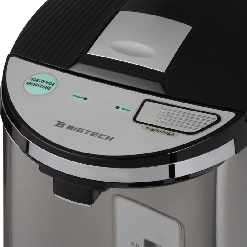 Термопот BigTech APTP-303, 5л, 750 Вт, металл/черный
