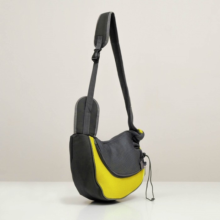 Слинг - переноска для животных, 42 х 25 см, жёлтая Слинг - переноска для животных, 42 х 25 см, жёлтая