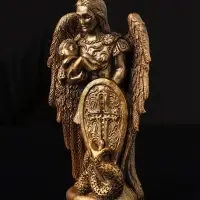 Фигурка гипс &laquo;Архангел Михаил&raquo;, 14&times;9&times;4 см, под бронзу