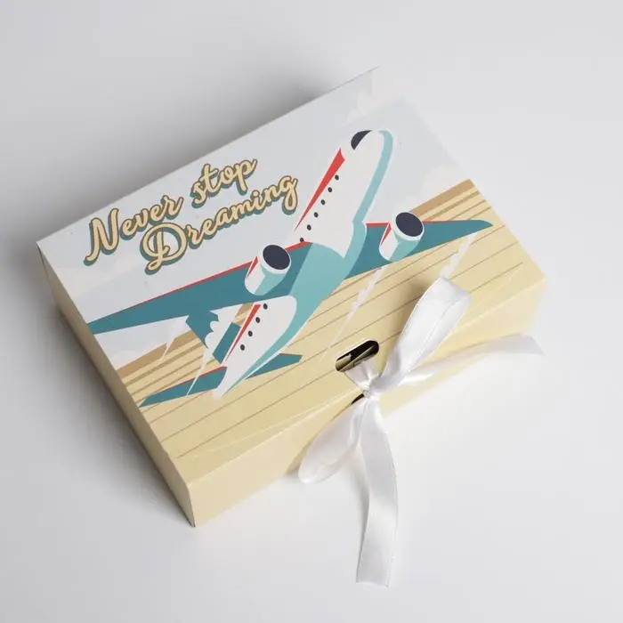 Коробка подарочная складная двухсторонняя, упаковка, &laquo;Путешествие&raquo;, 16.5 х 12 х 5 см