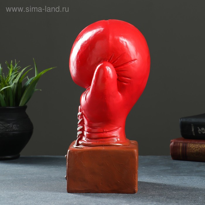 Копилка Копилка "Боксерская перчатка" красное золото, 15х12х24см